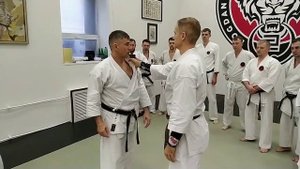 Работа с элементом ката Сэпай. Школа годзю рю каратэ Богдана Курилко