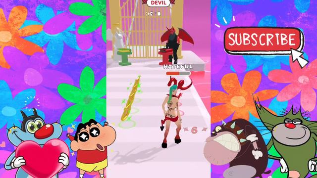 NOOB vs PRO vs HACKER vs GOD | Destiny Run | Oggy, Jack, Shinchan Bob plays Destiny Run game👹