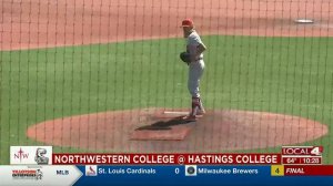Hastings College baseball splits with Northwestern College