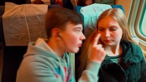 Веб-сериал "Берегись поезда". Серия 1: Изгнание (комедия, школьный фильм)