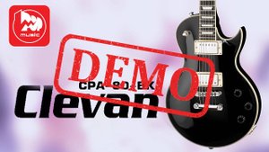 Электрогитара Clevan CPA-80-BK - демонстрация звучания