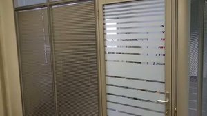 Горизонтальные жалюзи после установки