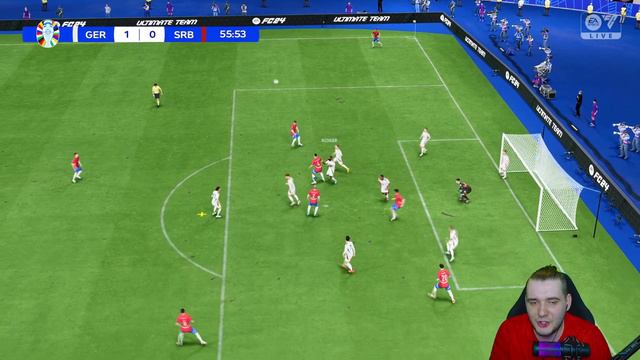 EURO 2024 ГЕРМАНИЯ - СЕРБИЯ ЧЕМПИОНАТ ЕВРОПЫ ФИНАЛ FC 24