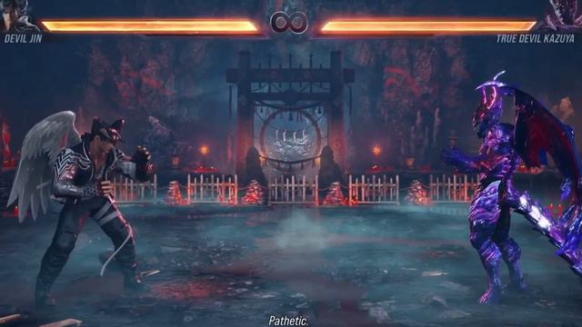 TEKKEN 8 Final Boss & Ending Angel Jin Vs True Devil Kazuya PS5 (2024) ALL ENDINGS смотреть онлайн