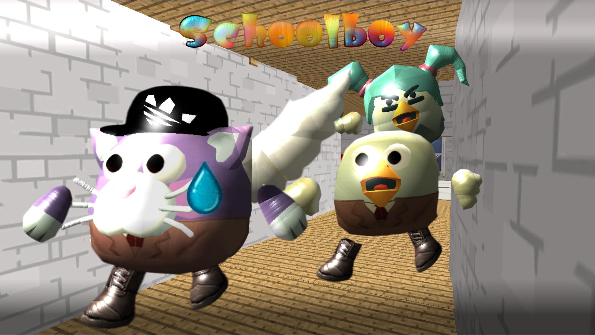 SCHOOLBOY RUN AWAY В ЧИКЕН ГАНЕ! ~°CHICKEN GUN°~ SUHAR4IK KARKASHA Егор смотреть онлайн