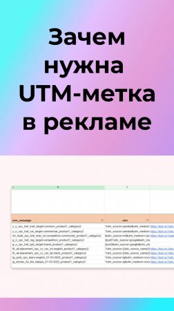 Справочник UTM-разметки для рекламы