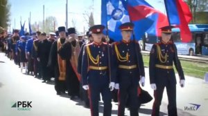 15-й всесибирский Георгиевский парад православных следопытов.