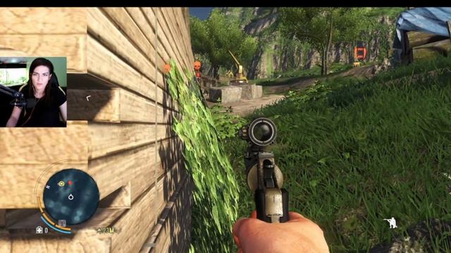 Девушка стримит Far Cry 3 farcry farcry3 фаркрай3