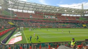 Вид с трибуны РЖД Арены