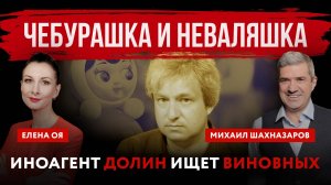 Чебурашка и неваляшка. Иноагент Долин ищет виновных | Елена Оя и Михаил Шахназаров