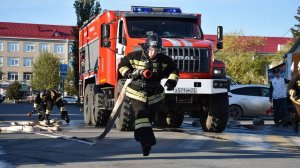 В Ишиме прошли соревнования по пожарно-прикладному многоборью