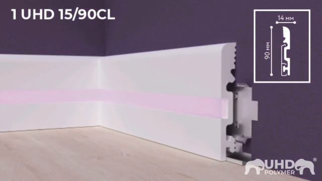 Стильный интерьер с продукцией UHD Polymer со встроенной подсветкой LED смотреть онлайн