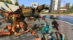 Garry's Mod муравйниные львы против комбайнов