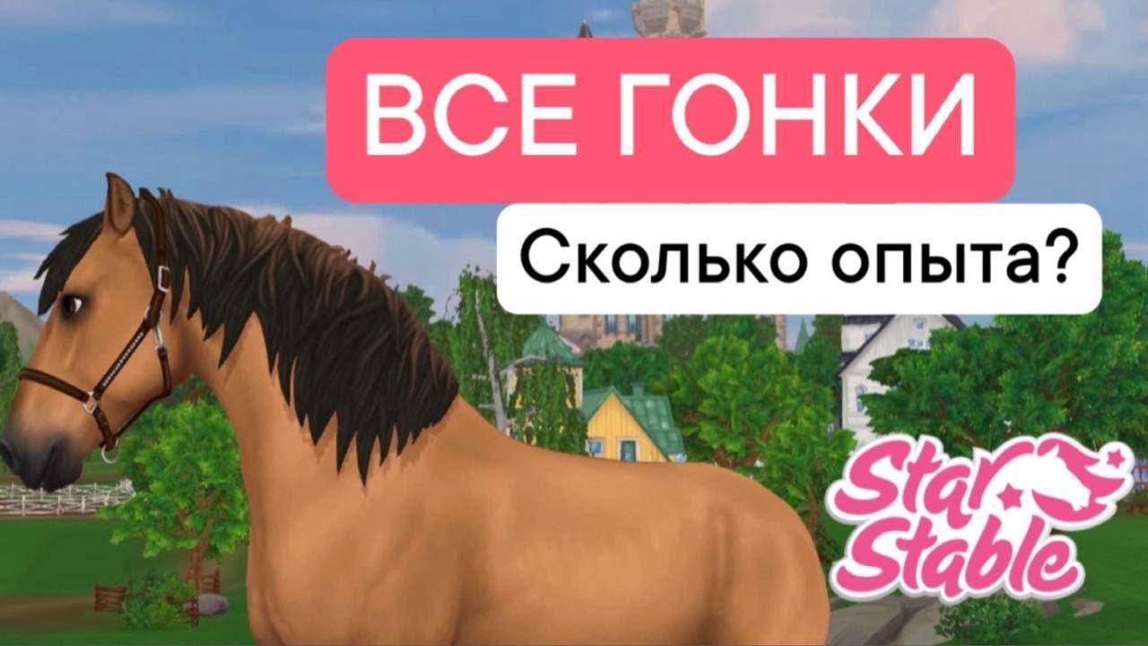 ВСЕ ГОНКИ В Star Stable Online. КАК БЫСТРО ПРОКАЧАТЬ ЛОШАДЬ В SSO! смотреть онлайн