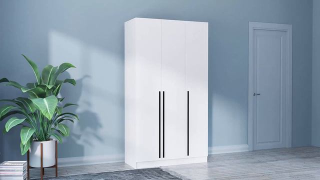 Шкаф 3-х створчатый Бастион, Белый. арт.4205313 смотреть онлайн