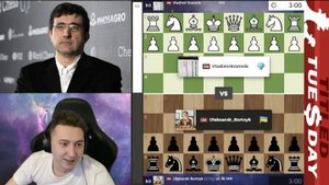 Безжалостно ＂ЗАДУШИЛ＂ Владимир Крамник - Александр Бортник