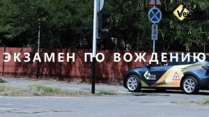 Внутренний экзамен по вождению в автошколе "Вектор"