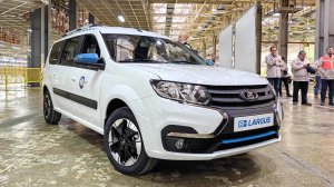 В Ижевске запустили серийное производство электромобилей Lada e-Largus