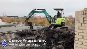 Аренда мини-экскаватора в Барнауле для проведения демонтажных работ.