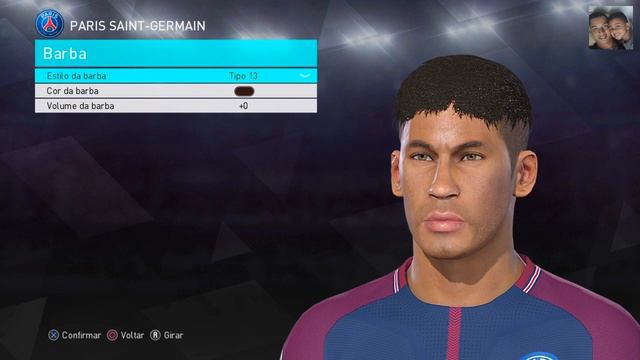 Neymar Jr Face Tutorial PES 2018 (Fev/2018)