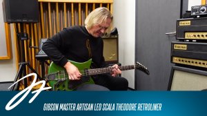 Gibson Master Artisan Leo Scala Theodore Retroliner - British Racing Green