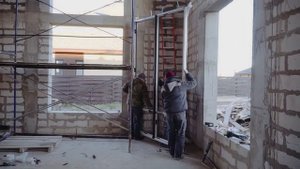 Монтаж окон Rehau в загородном коттедже