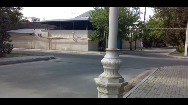 Красивая аллея на улице Физули