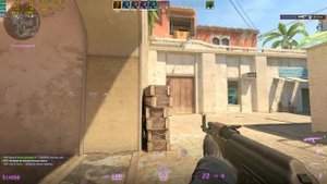Counter Strike 2 - FPS test i5 10400f + RX 6600 low settings 1080p