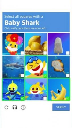 Find the Real Baby Shark! #captcha #fun #babyshark