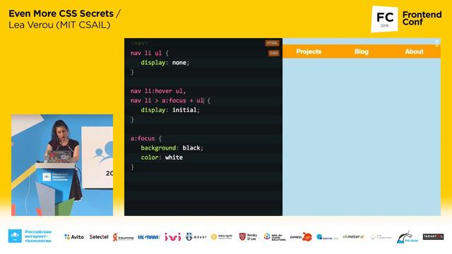 Even More CSS Secrets / Lea Verou (MIT CSAIL)