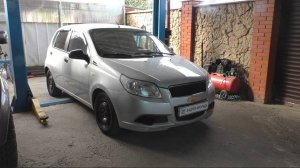 Мойка дросселя и замена клапана РХХ на Chevrolet Aveo 1,2 Шевроле Авео 2009 года