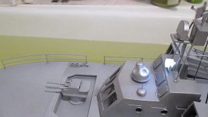 Испытание модели ракетного катера.