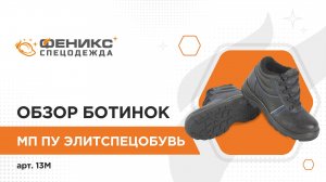 Обзор ботинок МП ПУ Элитспецобувь (арт.13М)