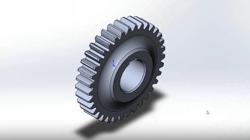 Создание зубчатого колеса в SolidWorks. смотреть онлайн