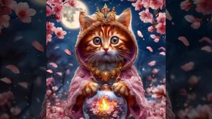 КОТЕНОК С САКУРОЙ