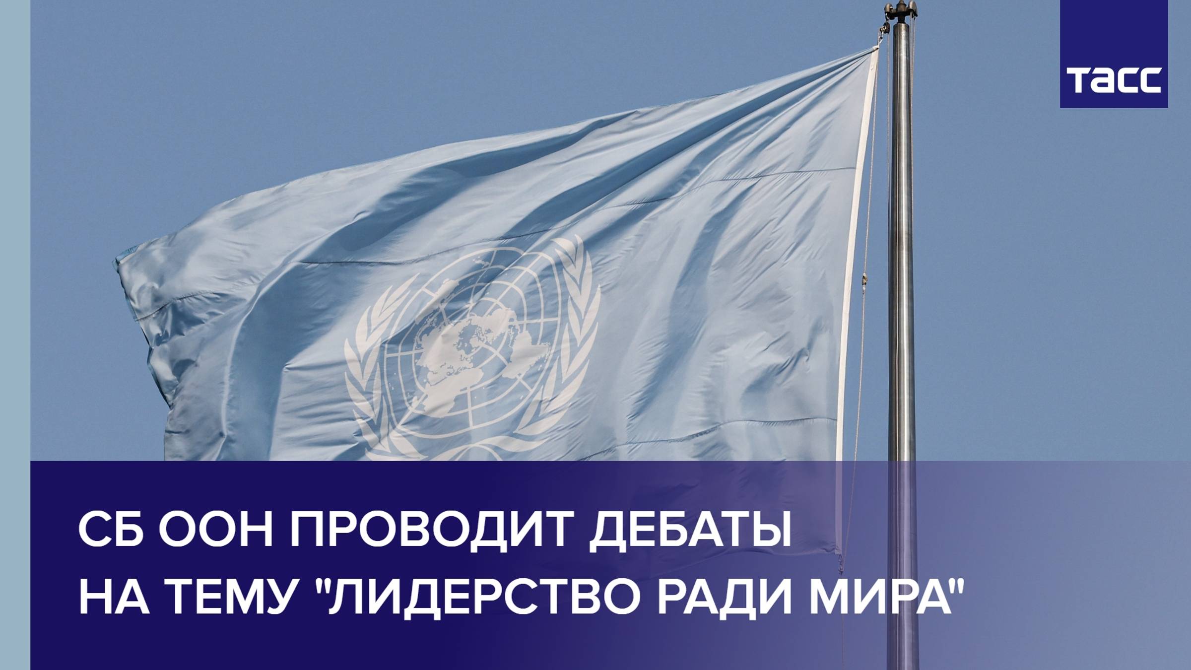 СБ ООН проводит дебаты на тему "Лидерство ради мира"