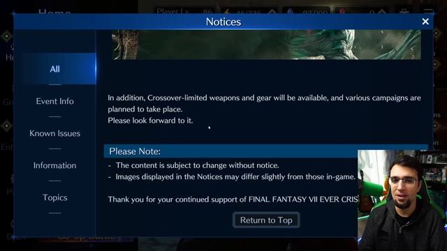Limited FF7 Rebirth Collaboration!  ~ Final Fantasy 7 Ever Crisis