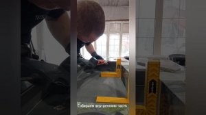 шикарная раковина из крупноформатного керамогранита