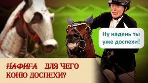 Для чего коню доспехи?