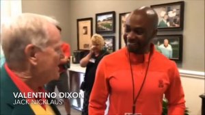 Valentino Dixon meets Jack Nicklaus