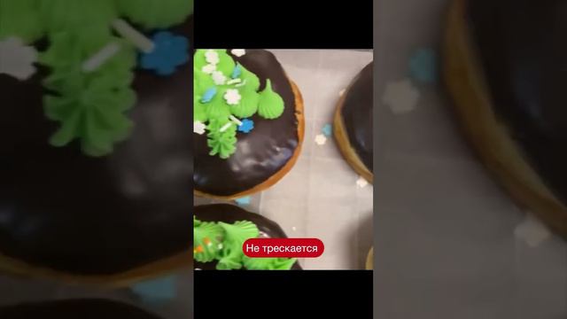 Готовое покрытие-начинка «Фанкрем» для ваших изделий. Глазировка донатсов #кондитер #длякондитера