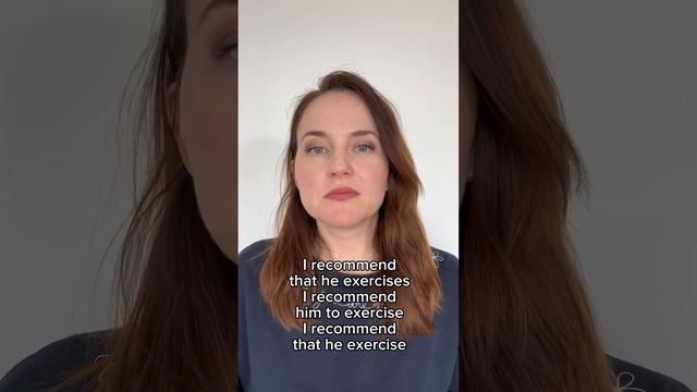 Как правильно использовать I recommend