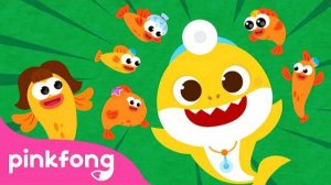 Five Little Fish Jumping on the Kelp | Help Dr. Baby Shark | Sing Along Baby Shark | Pinkfong Songs