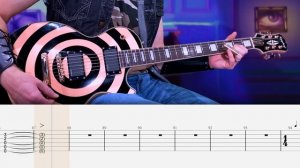 Ozzy Osbourne - No More Tears - Zakk Wylde - Guitar Tab | Lesson | Cover | Tutorial