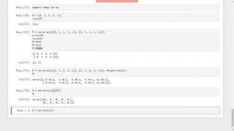 Полный курс по библиотеке Numpy. Матрицы