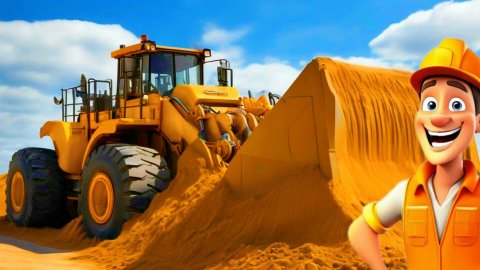 ПОГРУЗЧИК | Музыкальное видео про машины для детей | Мультики про машинки