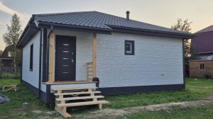 Видеоотзыв о строительстве каркасного дома 8.5х9.5 м. по индивидуальному проекту.