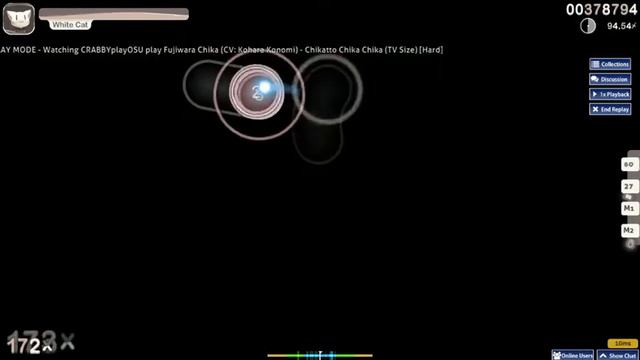 Fujiwara Chika (CV:kohara konomi) - Chikatto Chika Chika (hard) смотреть онлайн