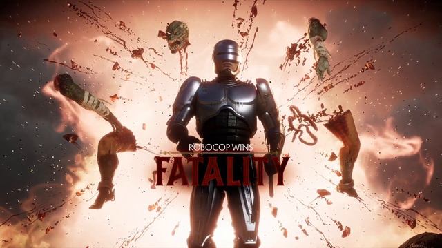 Mortal Kombat 11 - RoboCop's Fatalities On All Characters