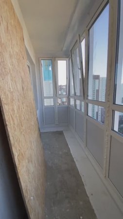 Восстановление балконного остекления после пожара в новостройке